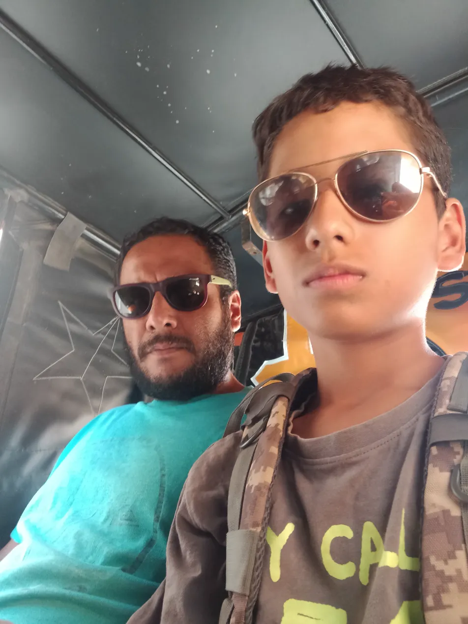 Mi papa y yo en un momento especial